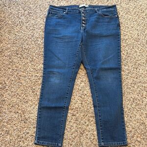 KanCan Skinny button-fly Jeans
